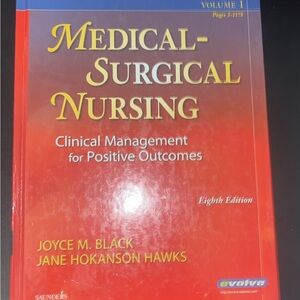 Medical-Surgical Nursing Textbook - Red Cover